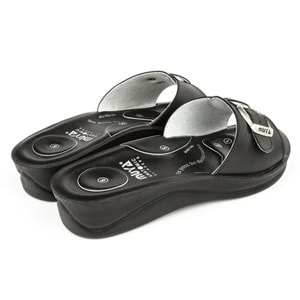 Muya Candy 6 Nokta Anatomik Taban Tokalı Kadın Terlik - Siyah - 36