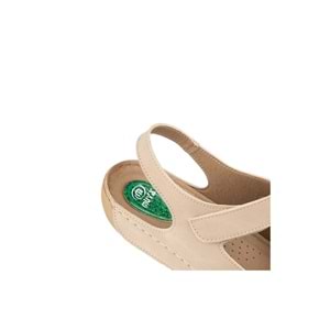 Muya Capella Anatomik Taban Jel Destekli Hafif Kadın Sandalet - Vizon - 40