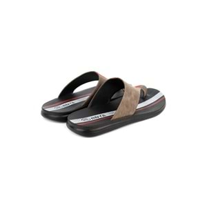 Muya Rada Anatomik Taban Parmak Arası Tek Parmaktan Geçmeli Erkek Terlik - Vizon - 40