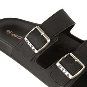 Muya Nova Anatomik Taban Sudan Etkilenmez Erkek Terlik - Siyah - 43