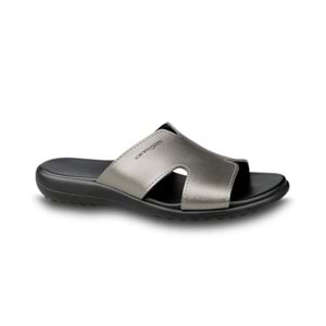 Ceyo Palermo-2 Tam Ortopedik Kadın Terliği - Platin - 39