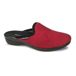 Ceyo Ramona-3 Tam Ortopedik Kadın Ev Terlik - Kırmızı - 41
