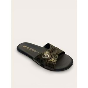 Ceyo 9827-8 Tam Ortopedik Hafızalı Taban Ekstra Yumuşak Kadın Terlik - Haki - 38