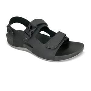 Ceyo 9829-2 Tam Ortopedik Erkek Sandalet - Siyah - 40