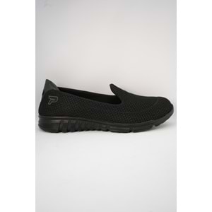 Kristal Kr.47 Anatomik Memory Taban Düz Kadın Ayakkabı - Siyah - 38