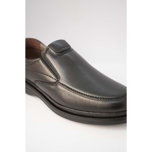 Kristal Dim.208-L Tam Ortopedik İçi Dışı Hakiki Deri Hafif Erkek Ayakkabı - Siyah - 41