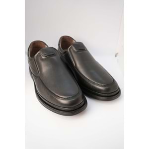 Kristal Dim.208-L Tam Ortopedik İçi Dışı Hakiki Deri Hafif Erkek Ayakkabı - Siyah - 41