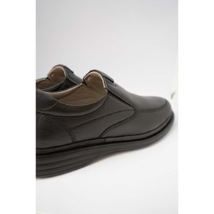 Kristal Dim.208-L Tam Ortopedik İçi Dışı Hakiki Deri Hafif Erkek Ayakkabı - Siyah - 41