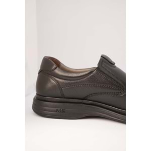 Kristal Dim.208-L Tam Ortopedik İçi Dışı Hakiki Deri Hafif Erkek Ayakkabı - Siyah - 41