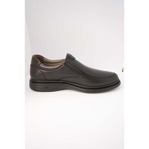 Kristal Dim.208-L Tam Ortopedik İçi Dışı Hakiki Deri Hafif Erkek Ayakkabı - Siyah - 41