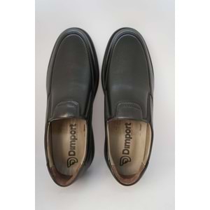 Kristal Dim.208-L Tam Ortopedik İçi Dışı Hakiki Deri Hafif Erkek Ayakkabı - Siyah - 41