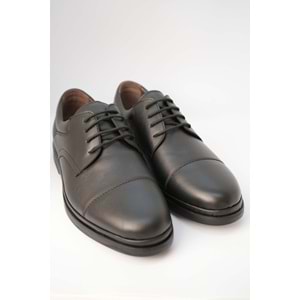 Kristal Dim.105-2 Tam Ortopedik İçi Dışı Hakiki Deri Şık Geniş Kalıp Erkek Ayakkabı - Siyah - 43