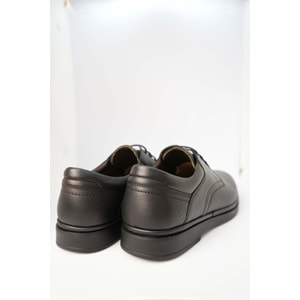 Kristal Dim.105-2 Tam Ortopedik İçi Dışı Hakiki Deri Şık Geniş Kalıp Erkek Ayakkabı - Siyah - 43