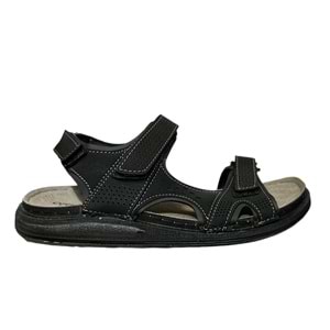 Kristal Cv.240105.50.E Anatomik Taban Erkek Sandalet - Siyah - 40