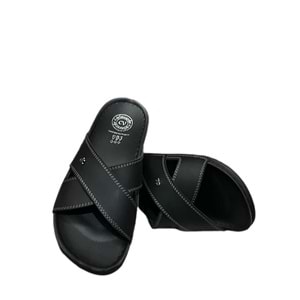 Kristal Cv.140160.50 Isl Anatomik Taban Çapraz Erkek Terlik - Siyah - 40