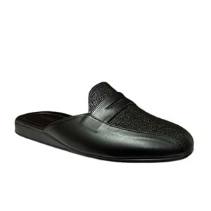 Kristal Hkn.01 Anatomik Taban Çeyiz Erkek Terliği - Siyah - 45