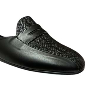 Kristal Hkn.01 Anatomik Taban Çeyiz Erkek Terliği - Siyah - 45