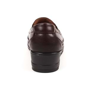 Forelli Moriza Tam Ortopedik İçi Dışı Hakiki Deri Geniş Kalıp Kadın Ayakkabı - Kahverengi - 39