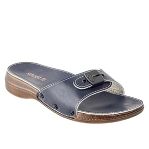 Ceyo 6500 Klasik Tam OrtopediK Kadın Terlik - lacivert - 40