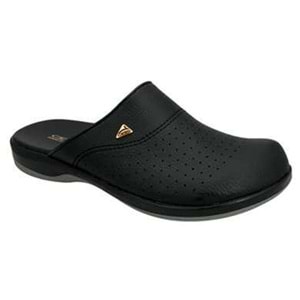 Ceyo 9846-Flex Tam Ortopedik Kaymaz Taban Sabo Erkek Terlik - Siyah - 40