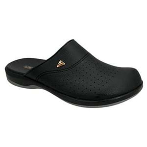 Ceyo 9846-Flex Tam Ortopedik Kaymaz Taban Sabo Erkek Terlik - Siyah - 46