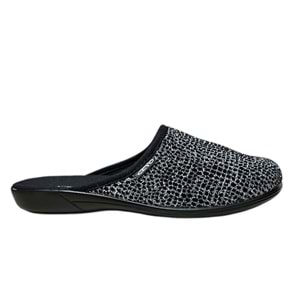 Ceyo 9866-40 Tam Ortopedik Ses Yapmaz Kadın Ev Terliği - Gümüş - 39