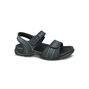 Ceyo Rıva-9 Tam Ortopedik Erkek Sandalet - Siyah - 35