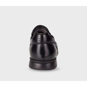 Forellı Hoka-H Tam Ortopedik İçi Dışı Hakiki Deri Kemik Çıkıntısı İçin Erkek Ayakkabı - Siyah - 41