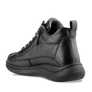 Forellı Neva-G Tam Ortopedik İçi Dışı Hakiki Deri Kadın Bot - Siyah - 36