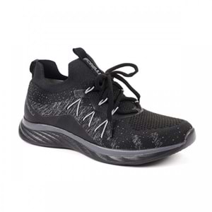 Forelli NIL-G Comfort Tam Ortopedik Kadın Spor Ayakkabı - Siyah - 40