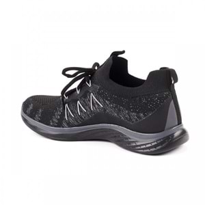 Forelli NIL-G Comfort Tam Ortopedik Kadın Spor Ayakkabı - Siyah - 40
