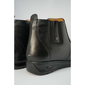 Kristal Dr.218 Tam Ortopedik Hakiki Deri Kadın Bot - Siyah - 38