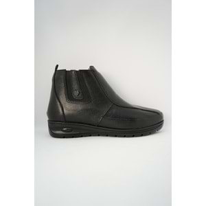 Kristal Dr.218 Tam Ortopedik Hakiki Deri Kadın Bot - Siyah - 38