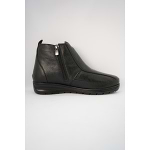 Kristal Dr.218 Tam Ortopedik Hakiki Deri Kadın Bot - Siyah - 38