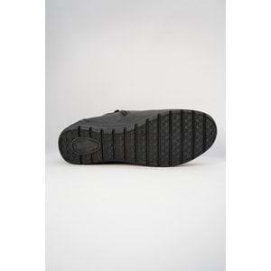 Kristal Dr.221 Tam Ortopedik Hakiki Deri Cırtlı Geniş Kalıp Kadın Bot - Siyah - 36