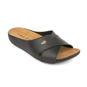 Muya Misty Anatomik Ve Hafif Taban Kadın Çapraz Terlik - Siyah - 36