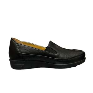 Kristal Mr.04 Anatomik İçi Dışı Hakiki Deri Kadın Ayakkabı - Mr.04 - Siyah - 38