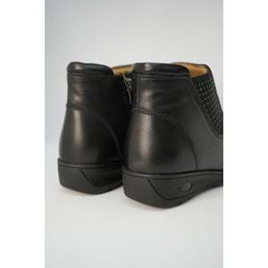 Kristal Dr.280 Tam Ortopedik Hakiki Deri Sıcak Astar Kadın Bot - Dr.280 - Siyah - 40