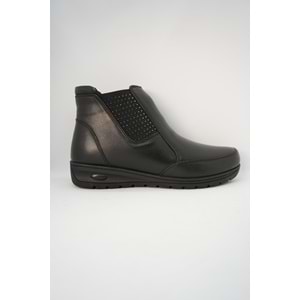 Kristal Dr.280 Tam Ortopedik Hakiki Deri Sıcak Astar Kadın Bot - Dr.280 - Siyah - 40