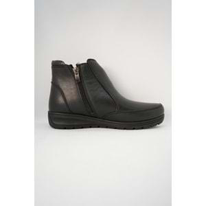 Kristal Dr.280 Tam Ortopedik Hakiki Deri Sıcak Astar Kadın Bot - Dr.280 - Siyah - 40