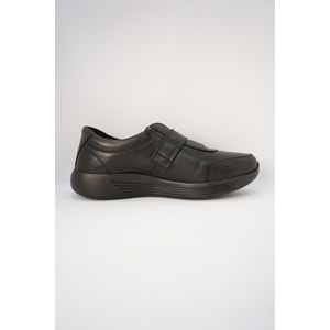 Forex Tam Ortopedik İçi Dışı Hakiki Deri Hafif Kadın Ayakkabı - Siyah - 40