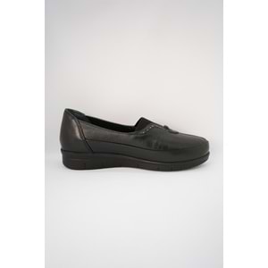 Kristal Mr.07 Tam Ortopedik İçi Dışı Hakiki Deri Kadın Ayakkabı - Siyah - 40