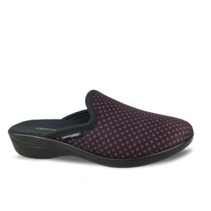 Ceyo Ramona-14 Tam Ortopedik Ses Yapmaz Kışlık Kadın Ev Terliği - Siyah - 37