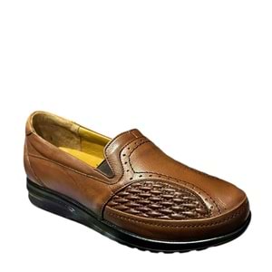 Kristal Mr.08 Tam Ortopedik İçi Dışı Hakiki Deri Kemik Çıkıntısı İçin Kadın Ayakkabı - Taba - 36