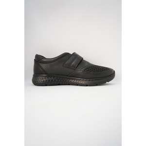 Kristal Dim.1223 Tam Ortopedik Hakiki Deri Kadın Ayakkabı - Siyah - 37