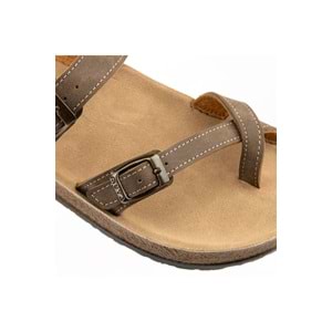 Muya Anny Parmak Arası Kadın Terlik - Vizon - 40