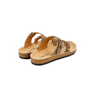 Muya Anny Parmak Arası Kadın Terlik - Vizon - 40