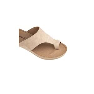 Muya Ara Anatomik Tabanlı Kadın Terlik - Krem - 40