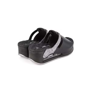 Muya Libra Airmax Tabanlı Kadın Terlik - Siyah - 36