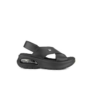 Muya Nwanwa Airmax Tabanlı Kadın Sandalet - Siyah - 40